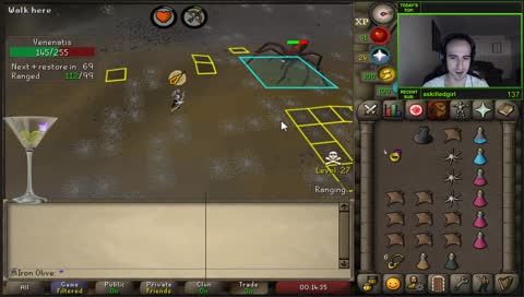 1 Def Venenatis (2/4 eggs) • Pure Ironman • !goals