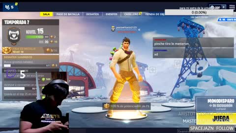 aprendiendo a jugar la fornite (donaciones de loots pagadas y gratis para la plebe)