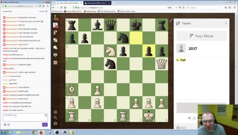 Chess Cruncher TV (The Climb to 2700 in Tactics Lichess, Chess studies, and Chess Games) 1_21_2019 [lichess.org]