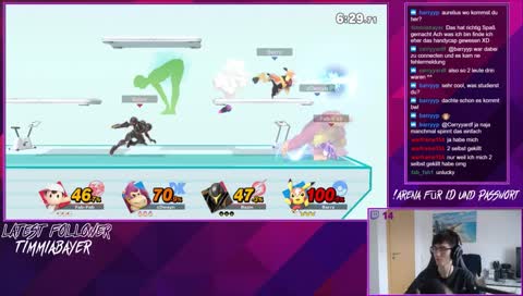 [GER] Noob lernt Smash und quatscht. Arena ab 12