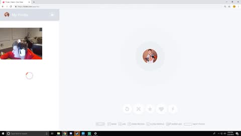 CHILLING ON TINDER WITH AN EYE TRACKER! | Look where I look ;) | #THICCFAM | PRO GAMER