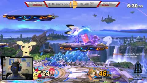 Playing Smash with Viewers and Friends.