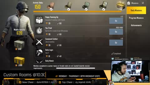 Custom Games @ 10:30pm | PUBG Mobile