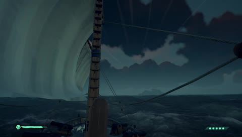 we are off in our big pirate ship sailing the seas