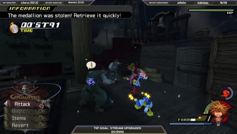 Road to KH3 - Day 12![KH2 Critical]  -  (!goal, !into, !prime)