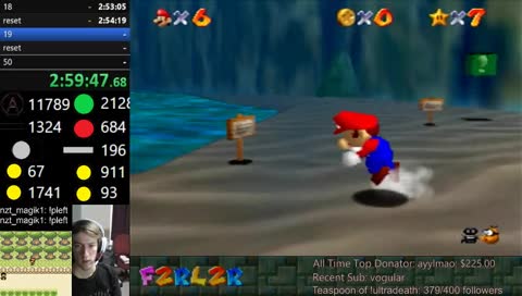 [N64] 750 Stage RTA !ultradeath !clip