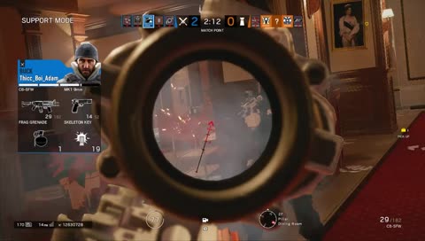 Shiva finally gets r6 siege and there is just a tall ginger here