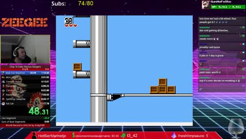 Retro Speedrun Tuesdays featuring debut of KUNG FU...plus Ducktales and Chip N Dales PBs