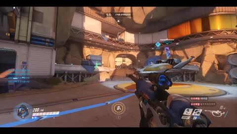 대환장 옵치초보 ㅋㅋㅋ