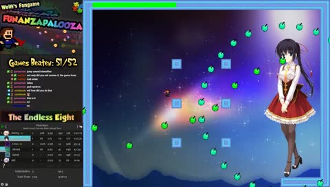 Wolfi's Fangame Funanzapalooza (51/52) - The Endless Eight - I Wanna be the Noesis | https://goo.gl/frNVJC (!challenge)