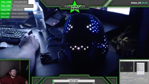 Working on LED Mask