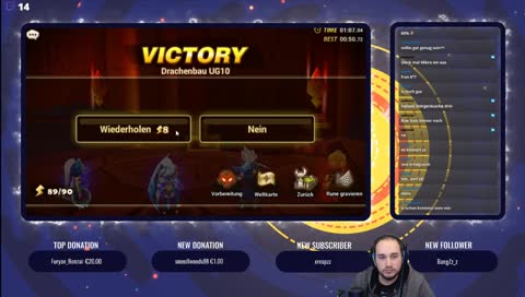 [Ger/Eng] SW Night, lassen uns farmen, runen und co