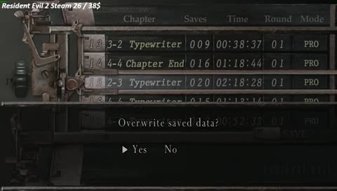RE4 Projet HD Playthrough - Donation goal pour RE2, thanks!