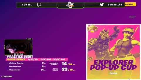 Duo Pop-Up 50 min | 600+ Wins | Get me in Prac Cord