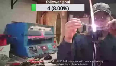 nelsonglassart_theson blowing glass