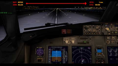 [XP11] Alaska 440 | Portland - Los Angeles | Zibo 737 3.32d | VATSIM