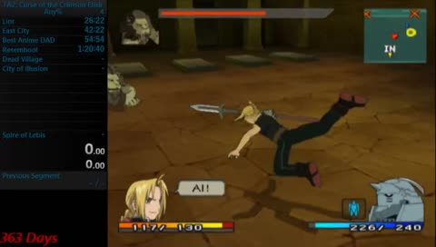 Fullmetal alchemist 2 Any% Practice