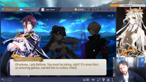 [En/Ru] Чередуем Лангриссер и Эпик7 (сайд квест Виолет)