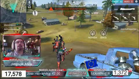 [🔴DIRECTO]💥FREEFIRE "CEMENTERIO" EN LAS BERMUDAS! 🎁CAJAS POR EL CHAT🎁