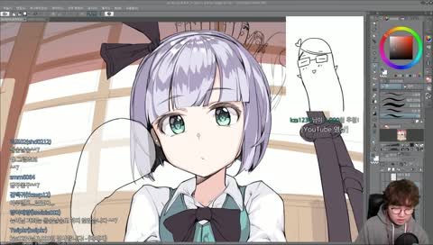 [뉴이] 그림 방송 오늘 부터 동방 팬아트!