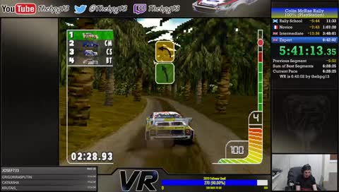 It's the big one!!! Colin McRae Rally 100% Speedrun :O !mcraeathon2 @TwitchTVGaming @UKTwitchers