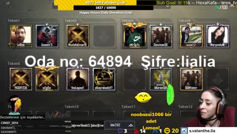 Takipçilerle Custom Room Bir Başka !!! | Ölme Garantili |  PUBG Mobile |  Canlı Yayın #