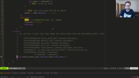 Rust live coding sessions! We're building libraries and tools in the Rust programming language! See https://www.patreon.com/jonhoo