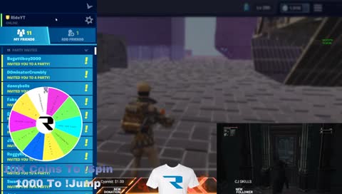 🔴Fortnite STW Free Legacy Gun Every INVITE | Monday Spins