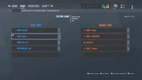 Rianbow six siege Clan krieg AMG VS Cube