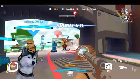 A doggo plays ROBLOX! Follow to join when live!