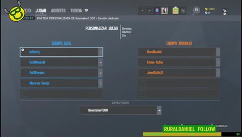 Torneo r6 de ch1m1chang4. Spartan vs Mexican