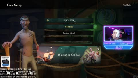 Sailin the High Seas || Positivity || Support || Happiness||  (1169\1200) #Tatmanarmy @RebelBTW on Twitter