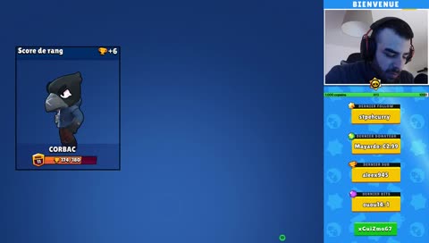 +9900๐Enfin Crow ! Go rush les 10.000๐easy ! Mes brawlers et ๐ => !tr // !level !sonnette