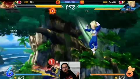 Watching DBFZ world finals.