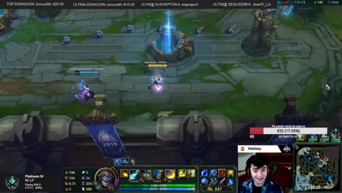 [ESP] Ex Platino II ADC duoQ jejejjxdxd | !loots !elo !gragas !subs !rulo !pikachito !kaste !clips !p