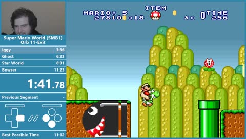 SMW SMB1 Style [ROMHACK] Speedruns