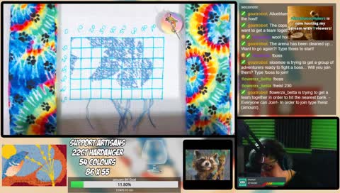Cross Stitch and Chatting - Commissions Open!