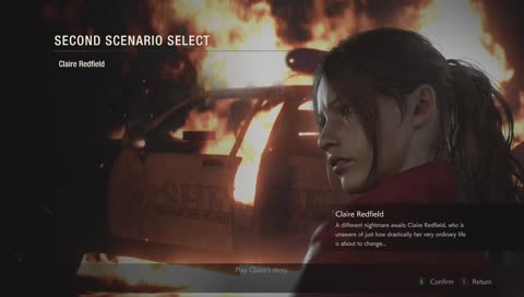 RE2 2nd Sec Claire Redfield