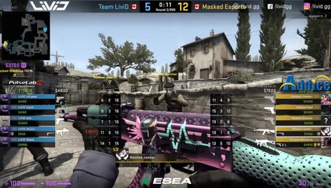 LiViD Gaming 3-0-0  VS Masked Esports 2-0-0 ESEA Advanced S30