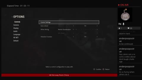 Resident Evil 2 remake broadcast