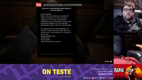 [QC/FR] Olivier joue à Red Dead Redemption 2