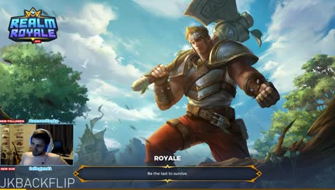 fortnite is down so here's realm royale i guess | @jkbackflip on social