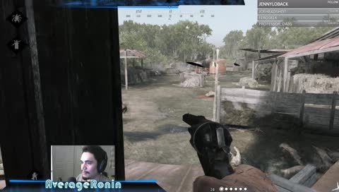 Barely missed head shot
