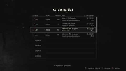 Pasando resident evil 2 remake :D