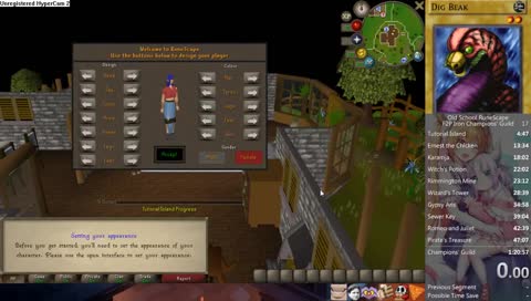 champions guild speedrun attempts for 1:18 or something?