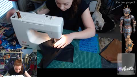 Making Astrids Fireproof suit :3