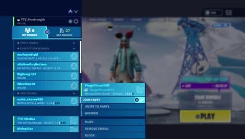Playing with followers | Team Rumble| Help get new Scuff