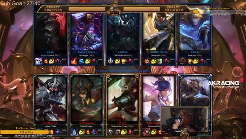 | urf | !stats | 610+ Wins | Rank 1 in Michigan S7 Squads | Follower Goal 915/1000 |