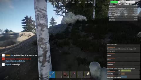 AIm training, then going in.