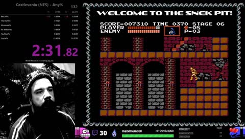 Cassstlevania PB/WR attempts